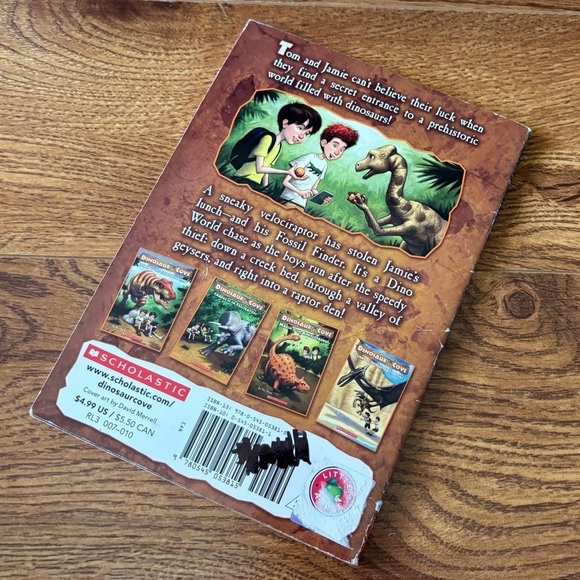 Dinosaur Cove: Catching the Velociraptor by: Rex Stone paperback book - Picture 3 of 3